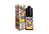 Seriously Salty White Peach Lemon vape juice bottle and packaging on a white background