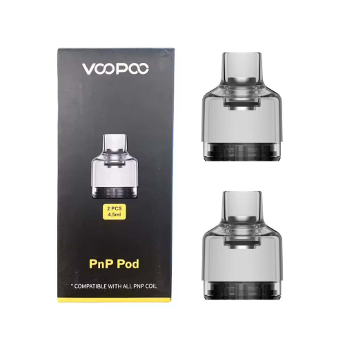 VOOPOO PnP Pod with packaging on a white background