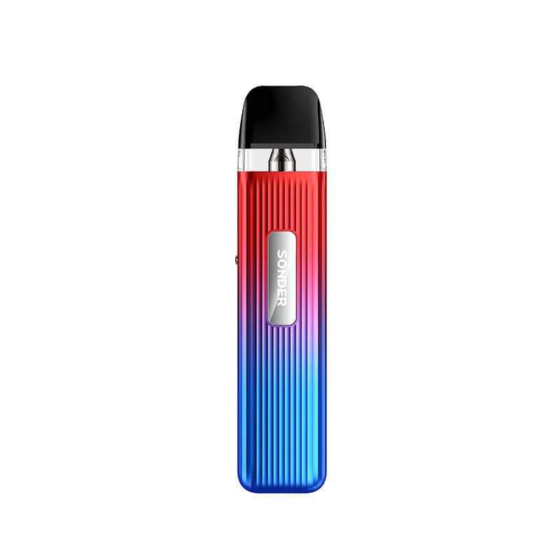 Gradient-colored vape device with 'SOMER' branding on a white background
