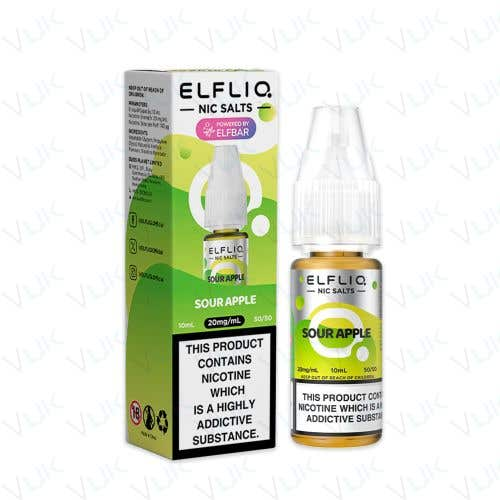 ELFLIQ Nic Salts 10mg/ml 10ml Bottle | 25 Flavours | Smooth Vape E-Liquid