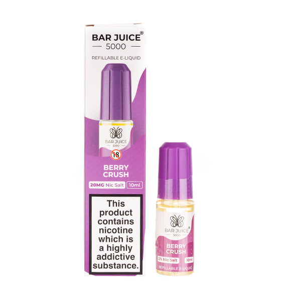Bar Juice 5000 Berry Crush e-liquid packaging on a white background