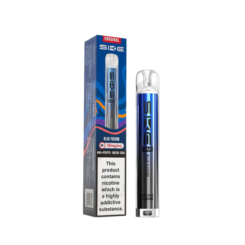 SKE vape pen and packaging on a white background