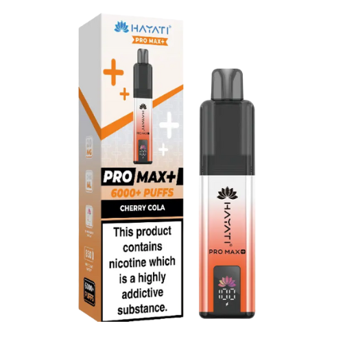 CHERRY COLA  Hayati Pro Max Plus 6000 Puff Kit  Prefilled Pod Kit 