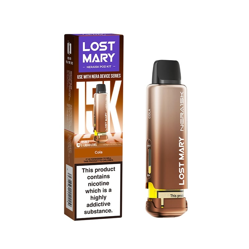 Lost Mary vape device and packaging on a white background
