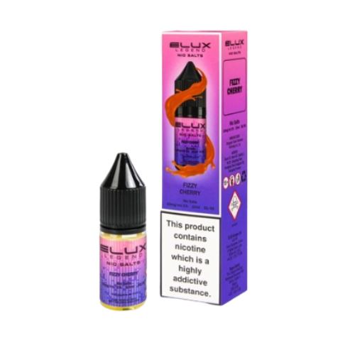 ELUX Liquids 10mg Fizzy cherry Nic Salts 10ml | Smooth Vape Juice for MTL Kits