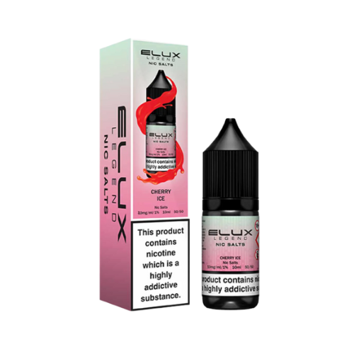 Elux Legend Cherry Ice Nic Salts 20mg Smooth nicotine salt e-liquid for pod kits