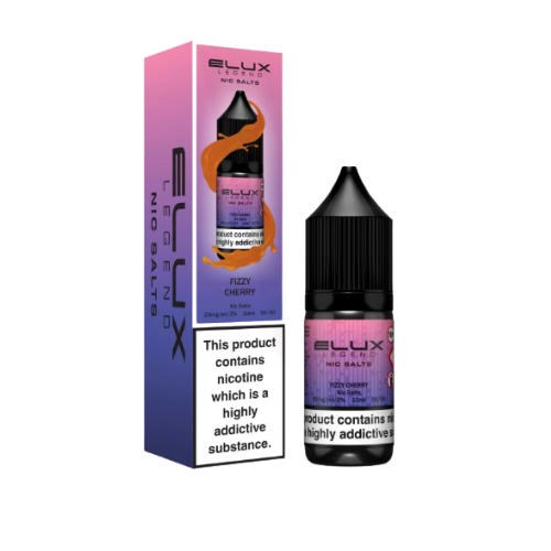 Elux Legend ELUX LIQUIDS 20MG/ML Fizzy cherry Nic Salts 20mg Smooth nicotine salt e-liquid for pod kits
