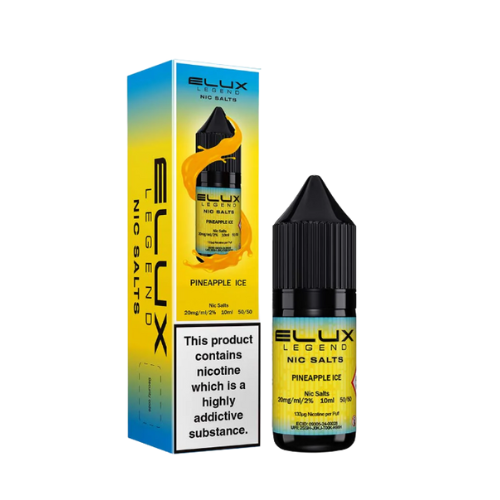 ELUX LIQUIDS 20MG/ML PineApple Ice Nic Salts 20mg Smooth nicotine salt e-liquid for pod kits