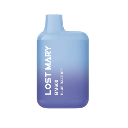 BLUE RAZZ ICE Lost Mary BM600 Prefilled Pod Kit – Rechargeable 600 Puff Vape