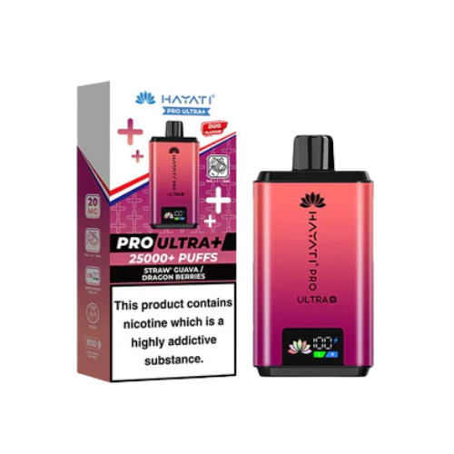 HAYATI PRO ULTRA 25K STRAW GUAVA/DRAGON BERRIES