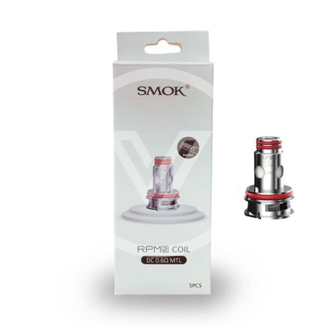 SMOK RPM coil packaging with a coil on a white background
