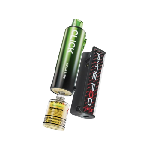 Pyne Pod Click Vape Kit – Mesh Coil, 2ml Pod + 10ml Refill | USB-C Charging