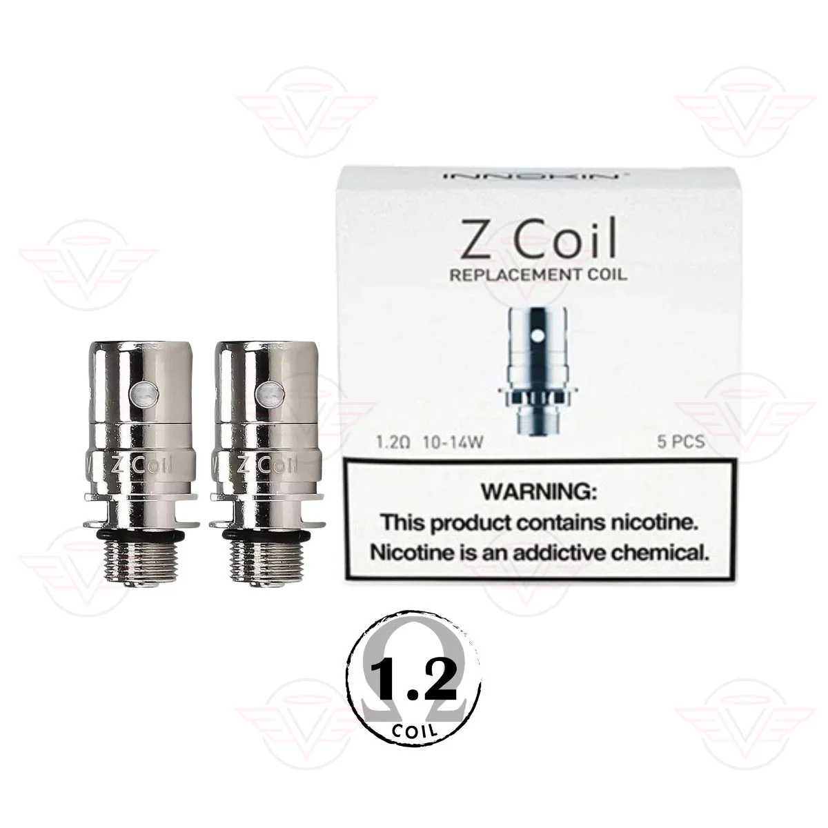 Innokin Prism Z 1.2Ω Replacement Vape Coils – MTL, Long-Lasting Flavour – Pack of 5