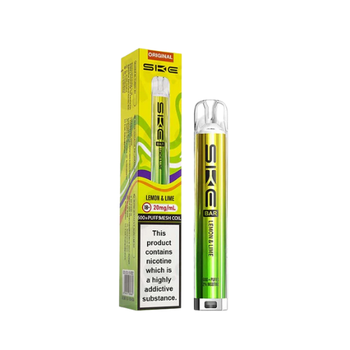 SKE vape pen and packaging on a white background